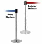 Stainless Steel Barrier with 7.5' Retractable Belt - QU700