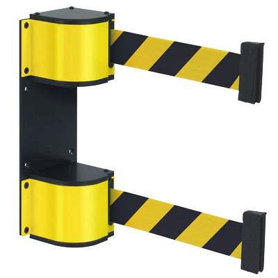 Wall Mount Dual Belt Safety Barrier