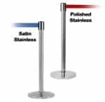 Stainless Steel Barrier with 8.5' Retractable Belt - QU700