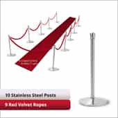 Traditional post kits Polished Stainless Steel